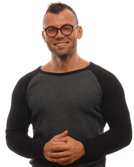 Ermenegildo Zegna Brown Plastic Glasses (Frames)