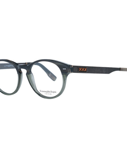 Ermenegildo Zegna Gray Plastic Glasses (Frames)