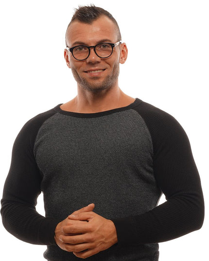 Ermenegildo Zegna Black Plastic Glasses (Frames)