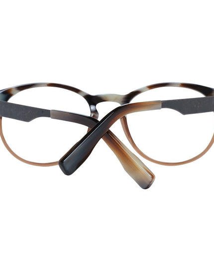 Ermenegildo Zegna Brown Plastic Glasses (Frames)