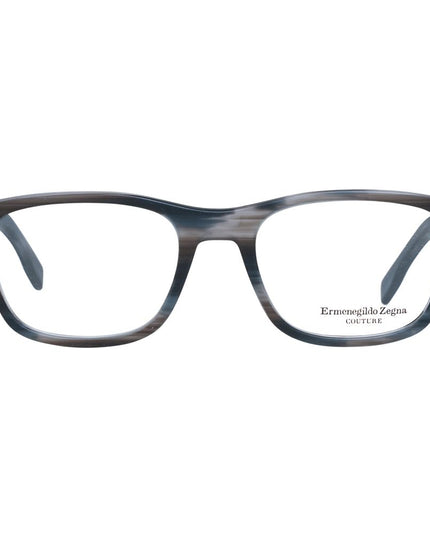 Ermenegildo Zegna Gray Plastic Glasses (Frames)