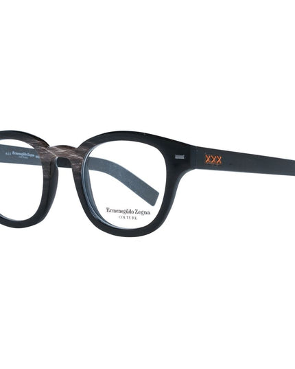 Ermenegildo Zegna Black Horn Glasses (Frames)