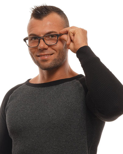 Ermenegildo Zegna Gray Plastic Glasses (Frames)