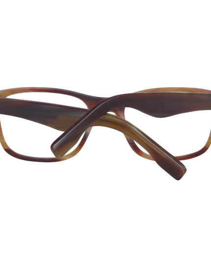 Ermenegildo Zegna Brown Plastic Glasses (Frames)