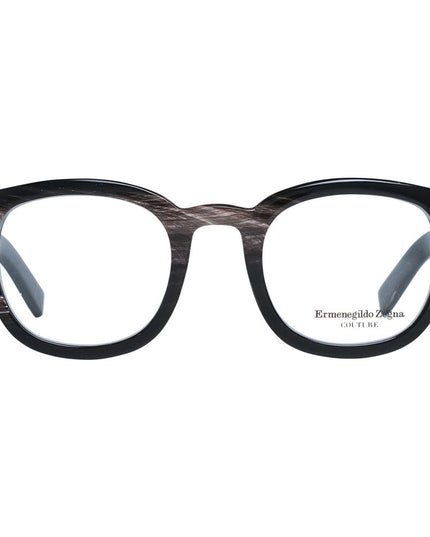 Ermenegildo Zegna Black Horn Glasses (Frames)