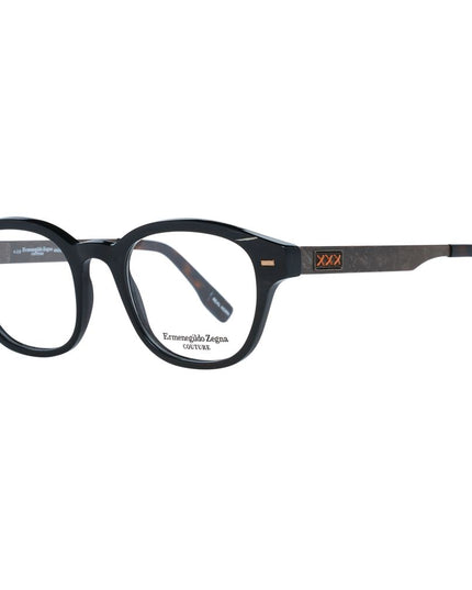 Ermenegildo Zegna Black Horn Glasses (Frames)