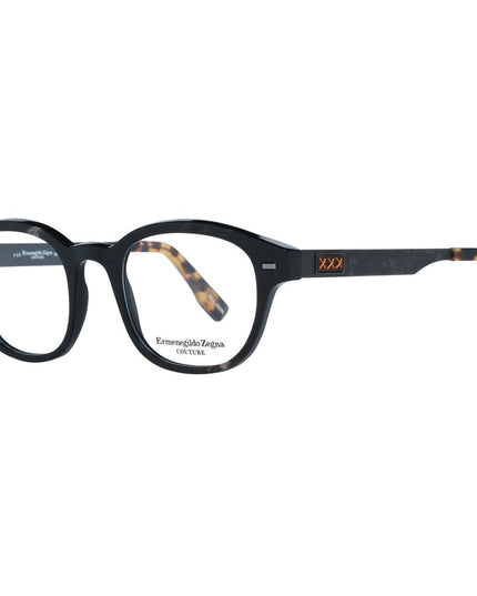 Ermenegildo Zegna Brown Horn Glasses (Frames)