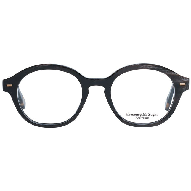 Ermenegildo Zegna Brown Horn Glasses (Frames)