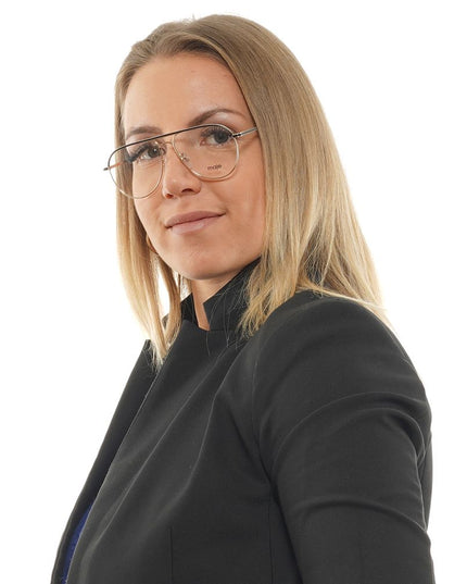 Maje Gold Stainless Steel Glasses (Frames)