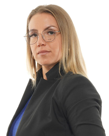 Maje Gold Stainless Steel Glasses (Frames)