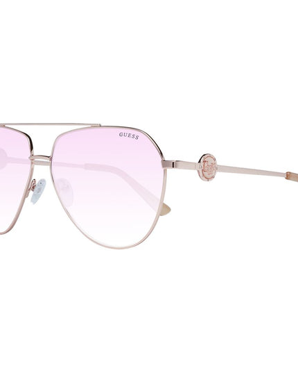 Guess Rose Gold Metal Sunglasses