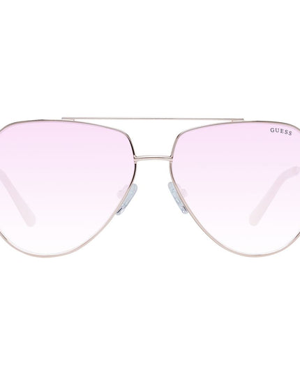 Guess Rose Gold Metal Sunglasses