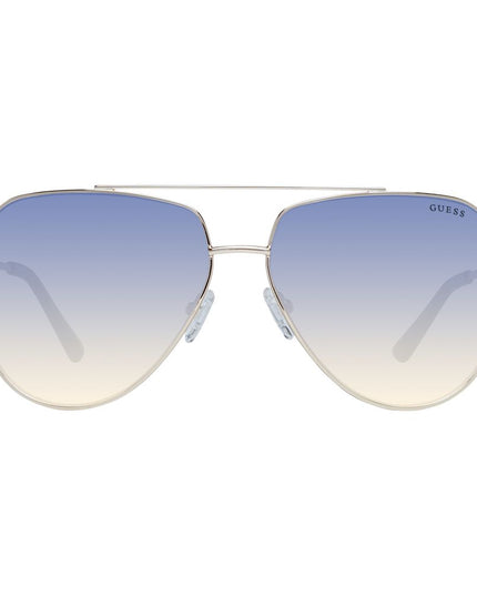 Guess Gold Metal Sunglasses