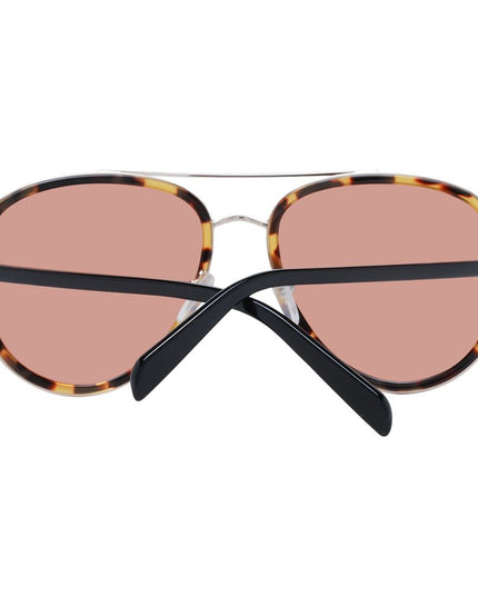 Emilio Pucci Brown Metal Sunglasses
