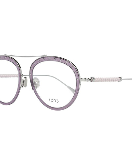 Tod's Purple Metal & Leather Glasses (Frames)