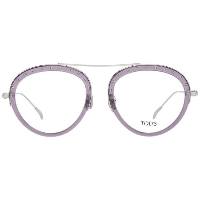 Tod's Purple Metal & Leather Glasses (Frames)