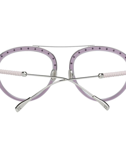 Tod's Purple Metal & Leather Glasses (Frames)
