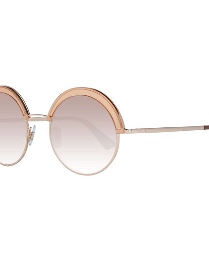 Web Rose Gold Metal & Plastic Sunglasses