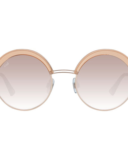 Web Rose Gold Metal & Plastic Sunglasses