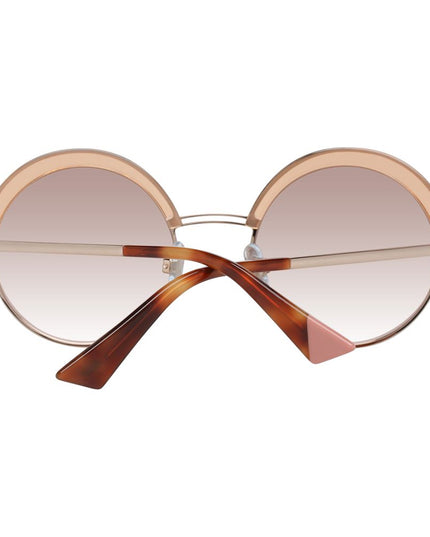 Web Rose Gold Metal & Plastic Sunglasses