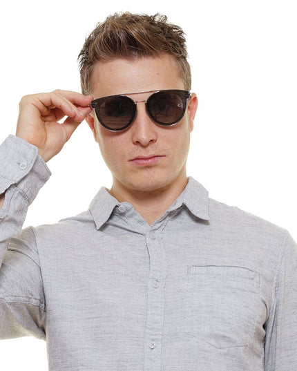 Police Silver Metal & Plastic Sunglasses