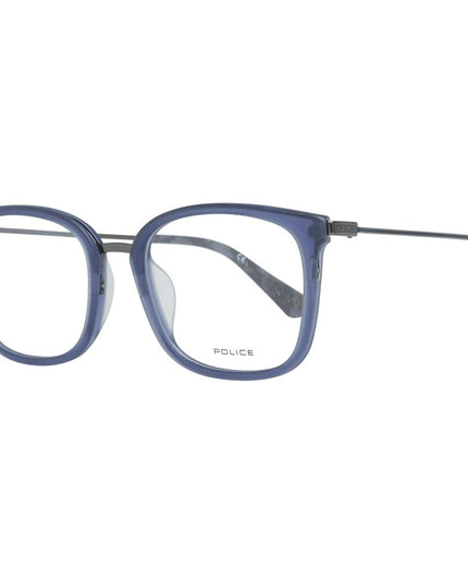 Police Blue Metal & Plastic Glasses (Frames)
