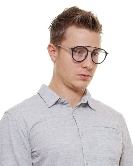 Police Gray Metal & Plastic Glasses (Frames)