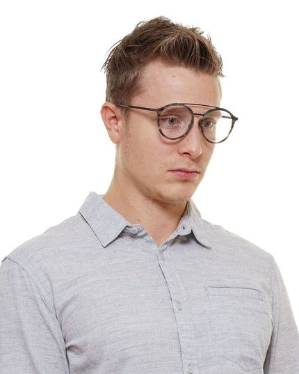 Police Gray Metal & Plastic Glasses (Frames)