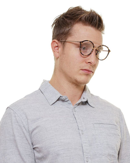 Police Brown Metal & Plastic Glasses (Frames)