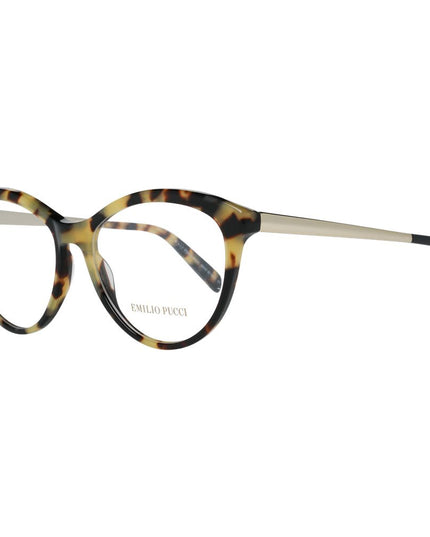 Emilio Pucci Brown Metal & Plastic Glasses (Frames)