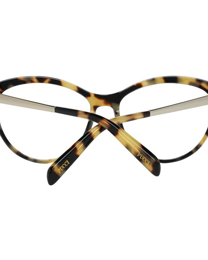 Emilio Pucci Brown Metal & Plastic Glasses (Frames)