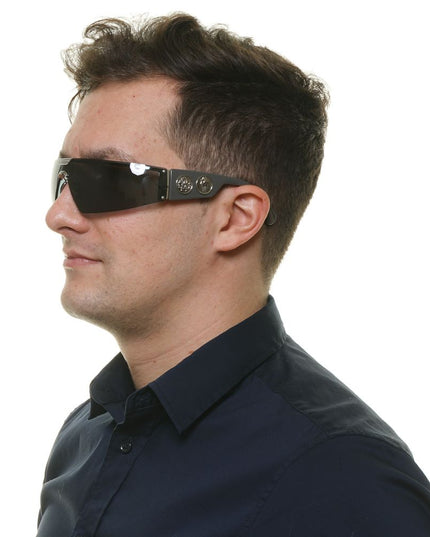 Roberto Cavalli Black Metal & Plastic Sunglasses