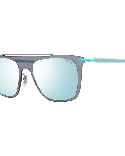 Police Blue Metal & Plastic Sunglasses