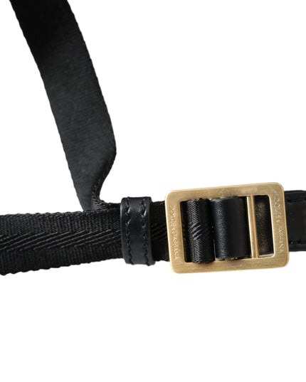 Dolce & Gabbana Military Green Patchwork Rucksack Backpack Bag