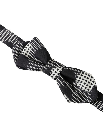 Dolce & Gabbana Multicolor Silk Polka Dot Adjustable Neck Men Papillon Bow Tie