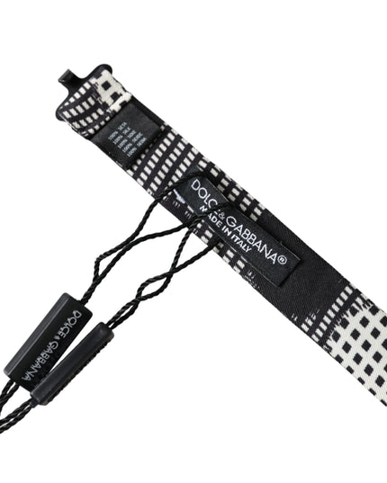 Dolce & Gabbana Multicolor Silk Polka Dot Adjustable Neck Men Papillon Bow Tie