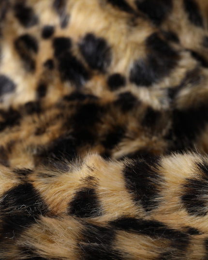 Dolce & Gabbana Brown Leopard Fur Women Bucket Hat