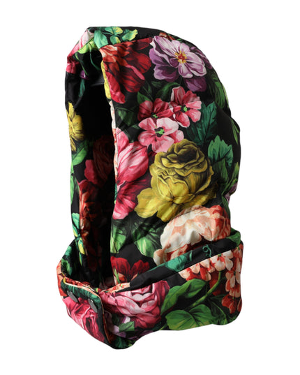Dolce & Gabbana Hat Multicolor Floral Whole Head Wrap Hat
