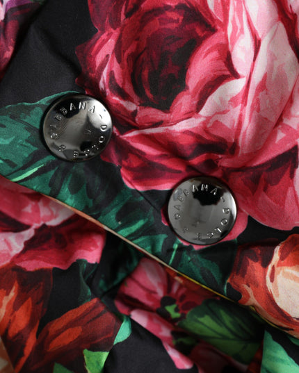 Dolce & Gabbana Hat Multicolor Floral Whole Head Wrap Hat