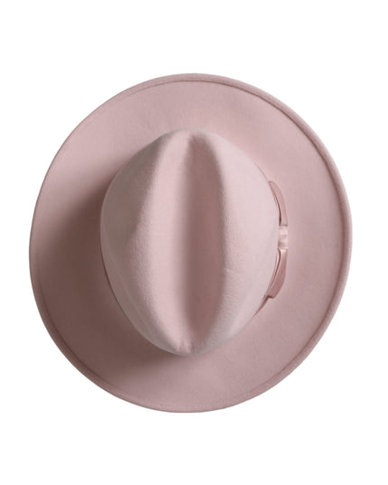 Dolce & Gabbana Pink Rabbit Fedora Trilby Women Hat