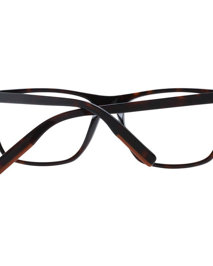 Ermenegildo Zegna Brown Plastic Glasses (Frames)