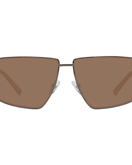 Timberland Brown Metal Sunglasses