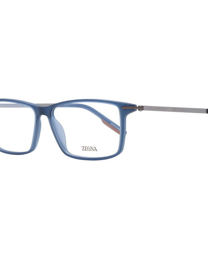 Ermenegildo Zegna Blue Plastic Glasses (Frames)
