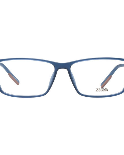Ermenegildo Zegna Blue Plastic Glasses (Frames)