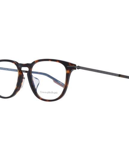 Ermenegildo Zegna Brown Plastic Glasses (Frames)