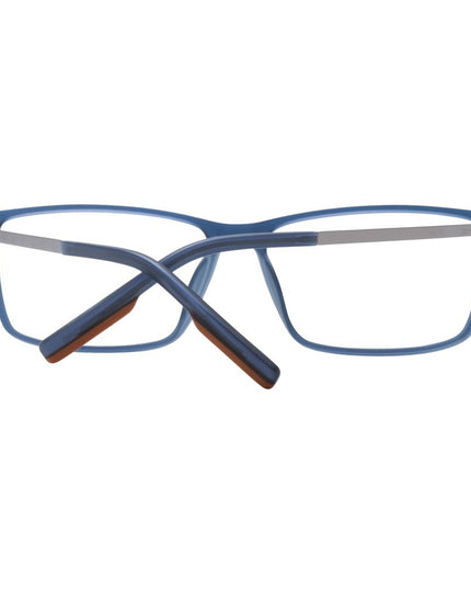 Ermenegildo Zegna Blue Plastic Glasses (Frames)