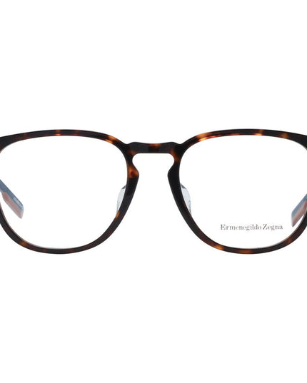 Ermenegildo Zegna Brown Plastic Glasses (Frames)