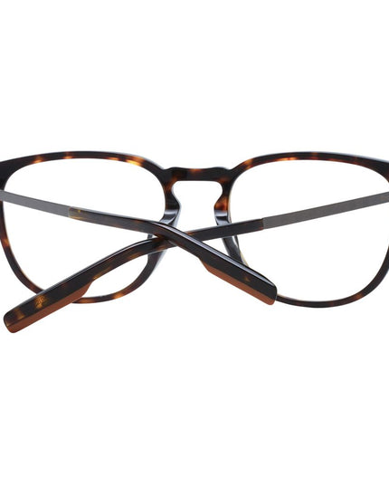 Ermenegildo Zegna Brown Plastic Glasses (Frames)