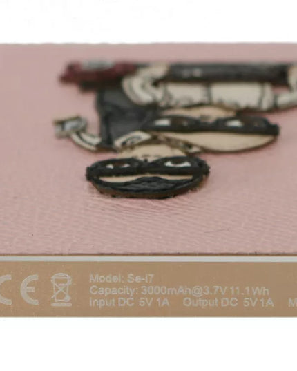 Dolce & Gabbana Charger USB Pink Leather #DGFAMILY Power Bank