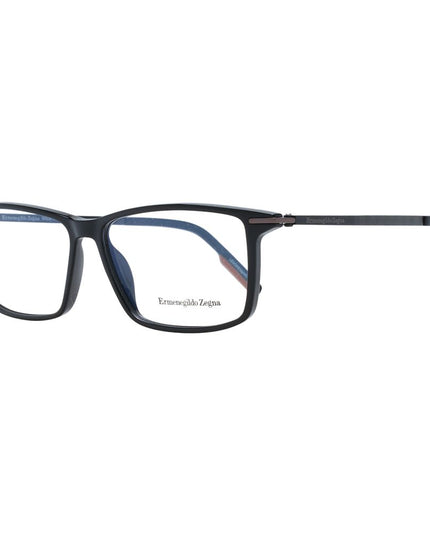 Ermenegildo Zegna Black Plastic Glasses (Frames)
